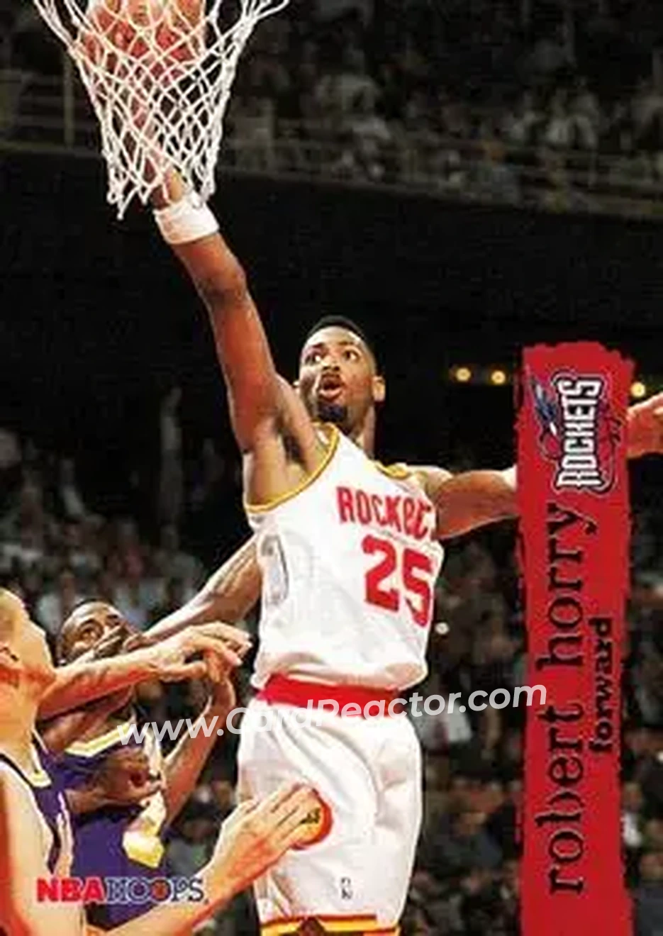 1995-96 Hoops #61 - Robert Horry - Houston Rockets - Front