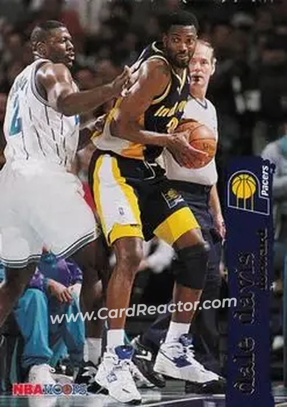 1995-96 Hoops #65 - Dale Davis - Indiana Pacers - Front 1995-96 Hoops #65 - Dale Davis - Indiana Pacers - Front