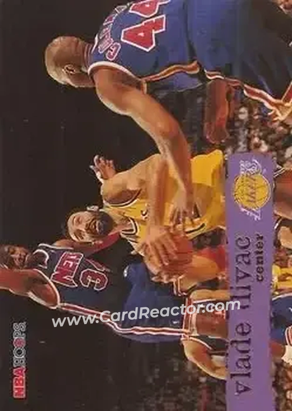 1995-96 Hoops #79 - Vlade Divac - Los Angeles Lakers - Front