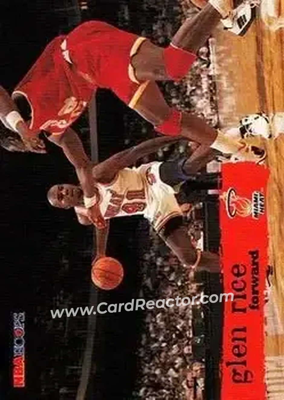 1995-96 Hoops #87 - Glen Rice - Miami Heat - Front