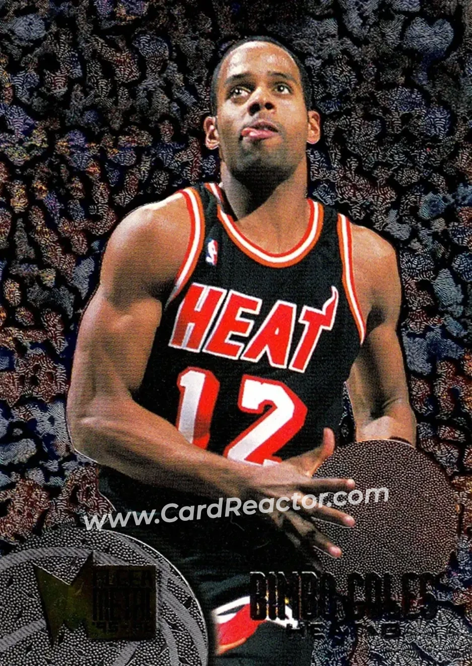 1995-96 Metal #56 - Bimbo Coles - Miami Heat - Front