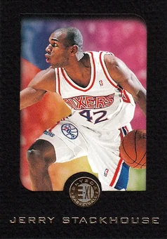 1995-96 SkyBox E-XL #62 - Jerry Stackhouse - Philadelphia 76ers