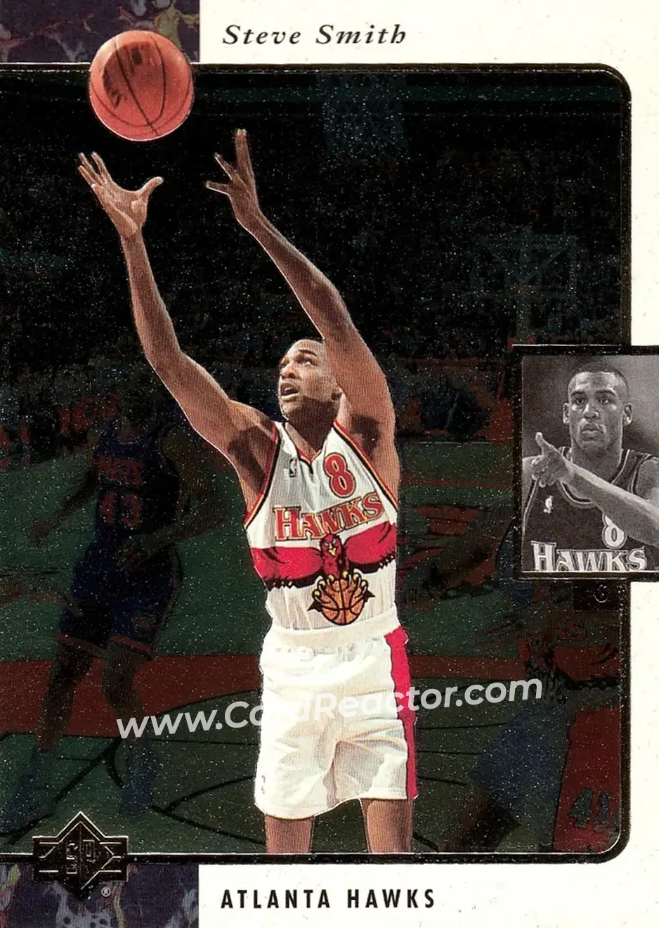 1995-96 SP #4 - Steve Smith - Atlanta Hawks - Front