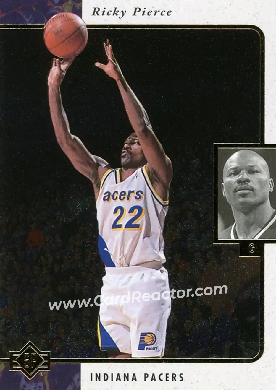 1995-96 SP #57 - Ricky Pierce - Indiana Pacers - Front