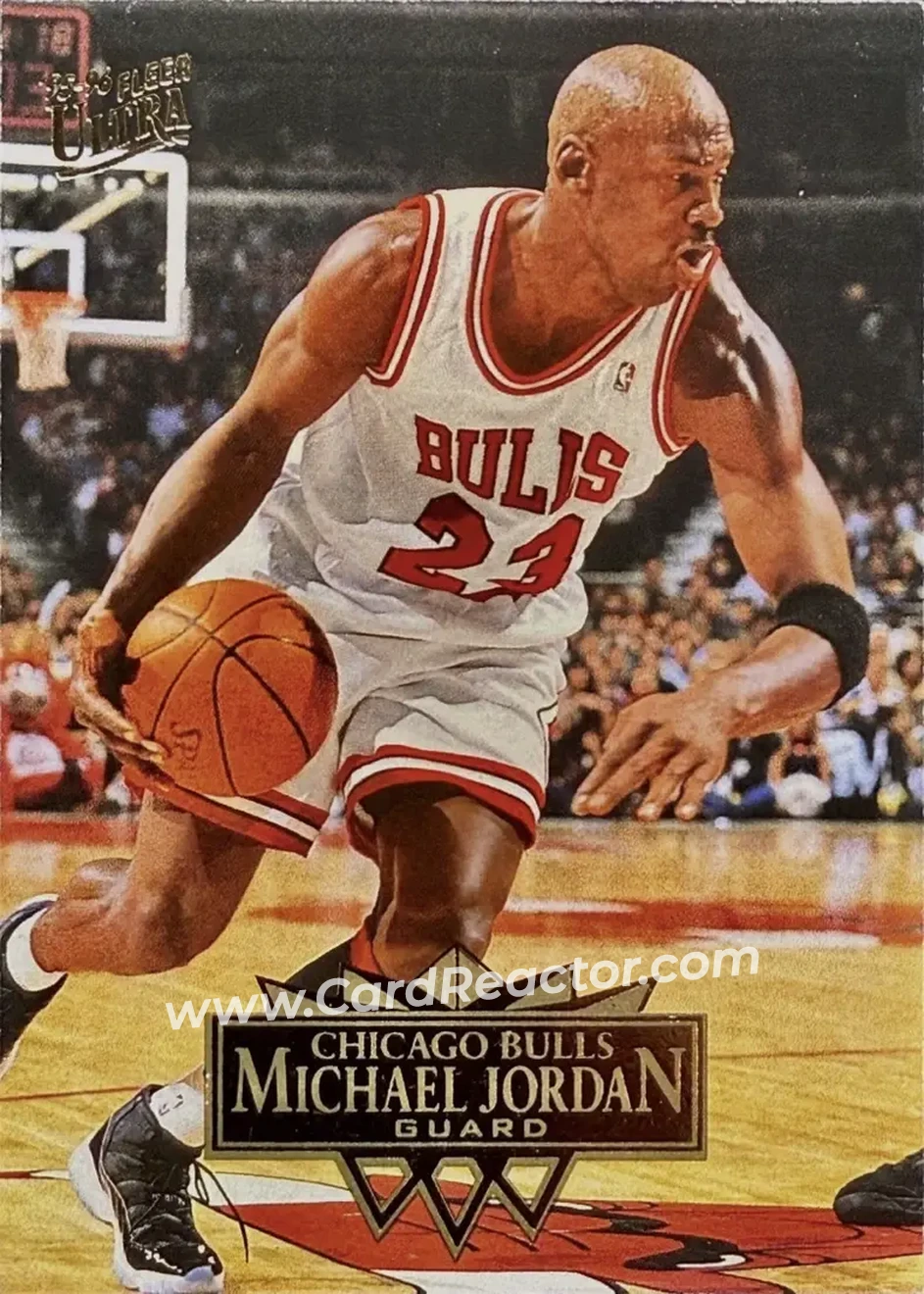 1995-96 Ultra #25 - Michael Jordan - Chicago Bulls - Front
