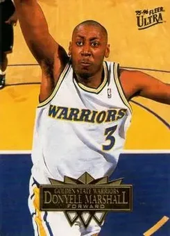1995-96 Ultra #59 - Donyell Marshall - Golden State Warriors