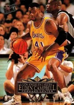 1995-96 Ultra #86 - Elden Campbell - Los Angeles Lakers