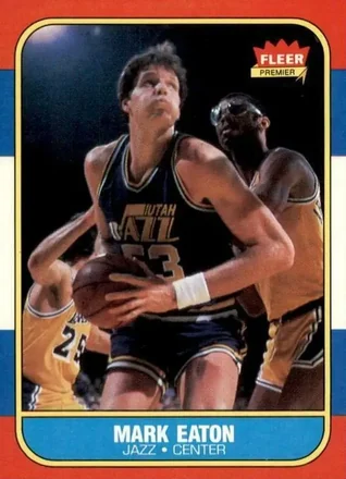 1986-87 Fleer #28 - Mark Eaton
