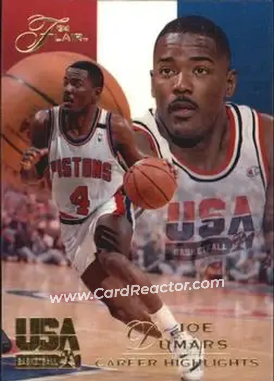 1994 Flair USA #18 - Joe Dumars - USA