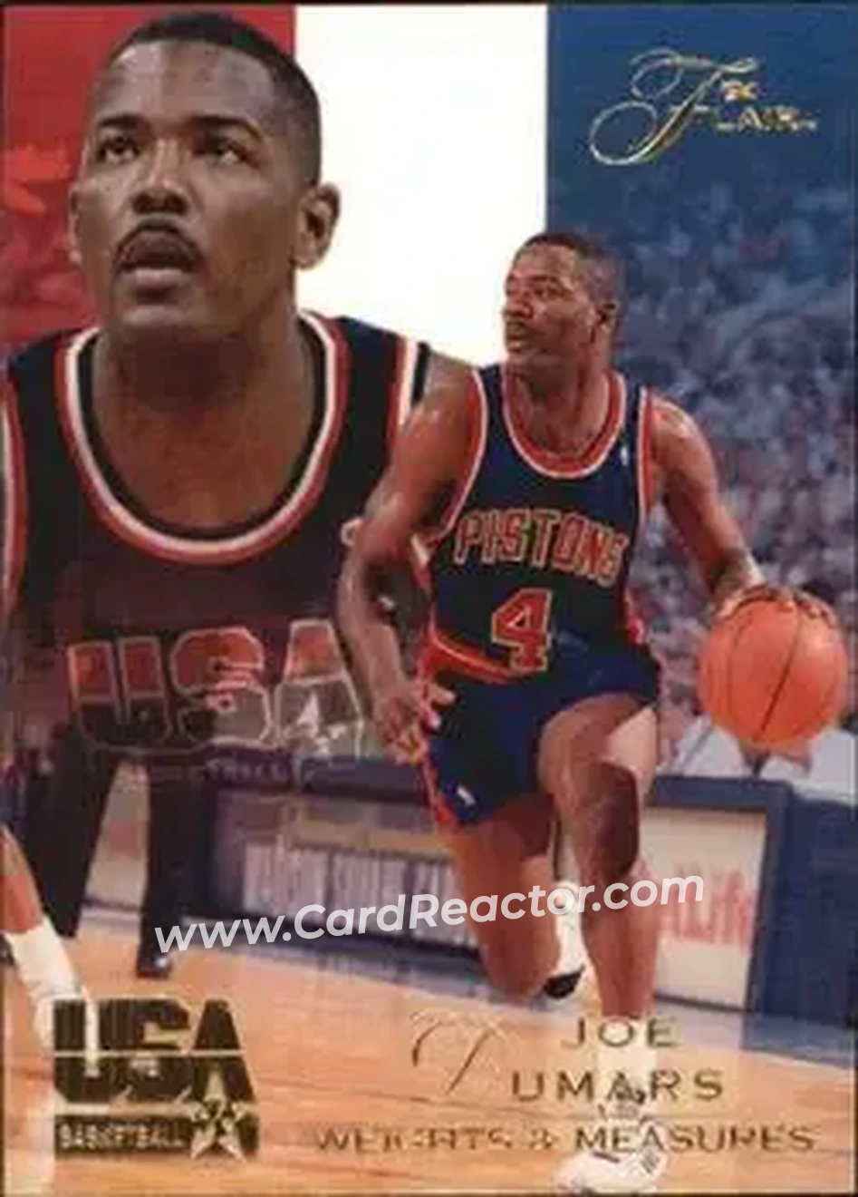 1994 Flair USA #22 - Joe Dumars - USA