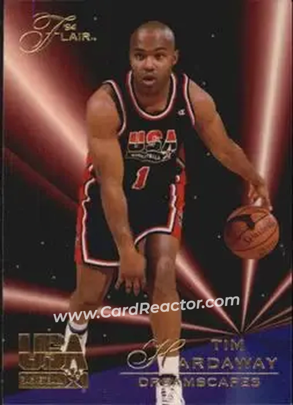 1994 Flair USA #32 - Tim Hardaway - USA