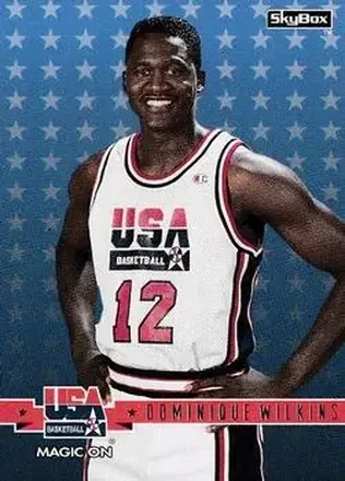 1994 SkyBox USA #36 - Dominique Wilkins - USA