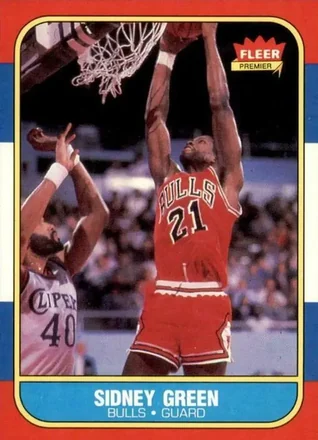 1986-87 Fleer #40 - Sidney Green - Chicago Bulls
