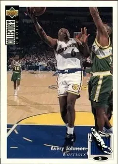 1994-95 Collector's Choice French #6 - Avery Johnson - Golden State Warriors