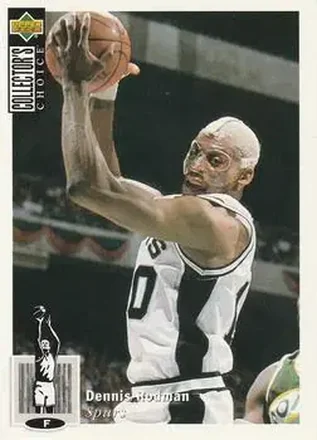 1994-95 Collector's Choice Spanish #10 - Dennis Rodman - San Antonio Spurs