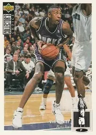 1994-95 Collector's Choice Spanish #42 - Vin Baker - Milwaukee Bucks