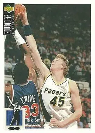 1994-95 Collector's Choice Spanish #45 - Rik Smits - Indiana Pacers