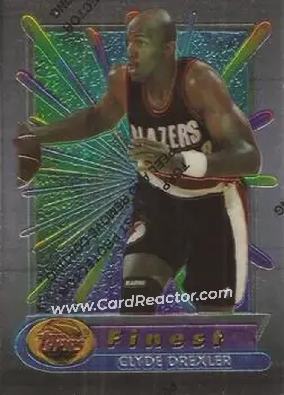 1994-95 Finest #30 - Clyde Drexler - Portland Trail Blazers