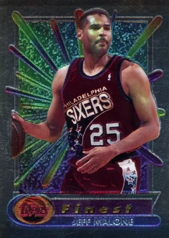 1994-95 Finest #37 - Jeff Malone - Philadelphia 76ers
