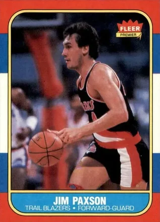 1986-87 Fleer #85 - Jim Paxson