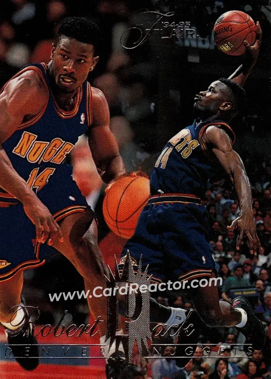 1994-95 Flair #41 - Robert Pack - Denver Nuggets - Front