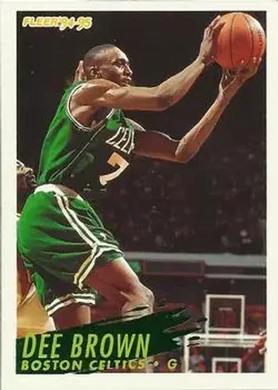 1994-95 Fleer #10 - Dee Brown - Boston Celtics