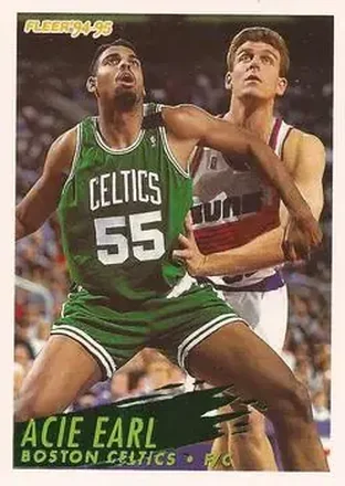 1994-95 Fleer #12 - Acie Earl - Boston Celtics