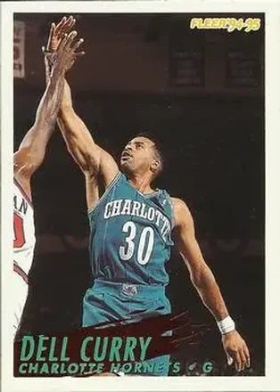 1994-95 Fleer #22 - Dell Curry - Charlotte Hornets