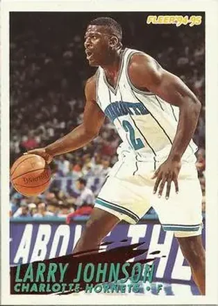 1994-95 Fleer #26 - Larry Johnson - Charlotte Hornets