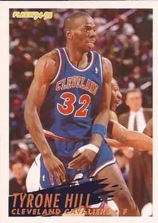 1994-95 Fleer #40 - Tyrone Hill - Cleveland Cavaliers
