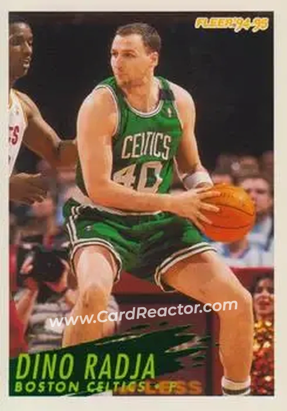 1994-95 Fleer European #18 - Dino Radja - Boston Celtics