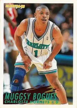 1994-95 Fleer European #21 - Muggsy Bogues - Charlotte Hornets