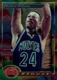 1993-94 Finest #19 - Micheal Williams - Minnesota Timberwolves