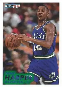 1993-94 Fleer #44 - Derek Harper - Dallas Mavericks