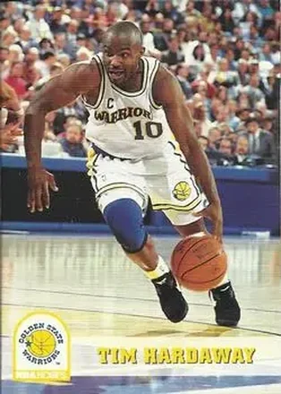 1993-94 Hoops #69 - Tim Hardaway - Golden State Warriors