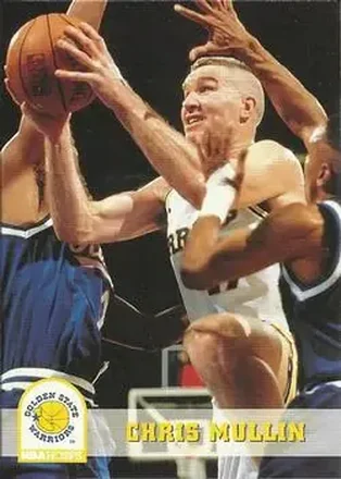 1993-94 Hoops #73 - Chris Mullin - Golden State Warriors
