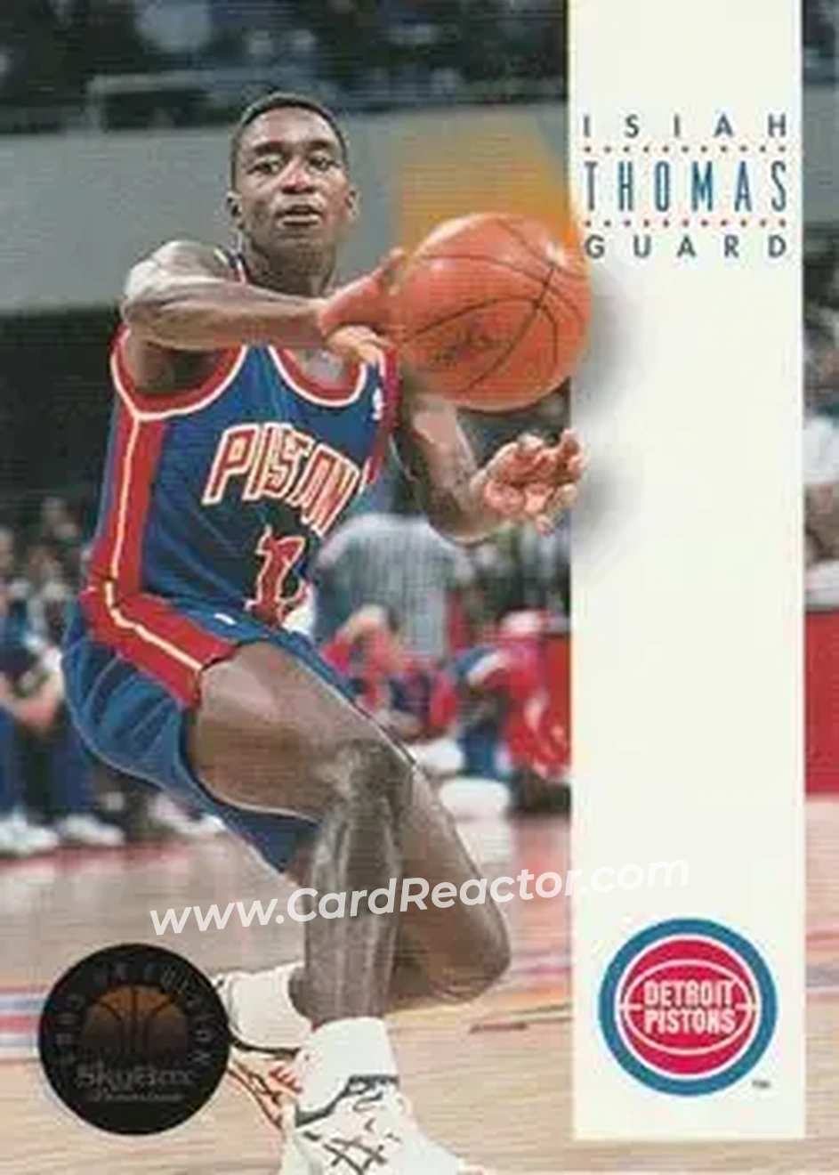 1993-94 SkyBox Premium #71 - Isiah Thomas - Detroit Pistons