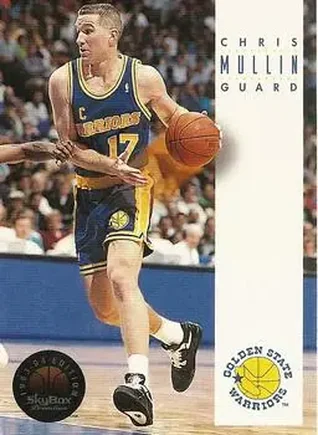 1993-94 SkyBox Premium #76 - Chris Mullin - Golden State Warriors
