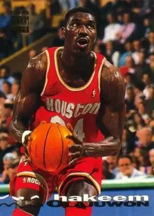 1993-94 Stadium Club #89 - Hakeem Olajuwon - Houston Rockets
