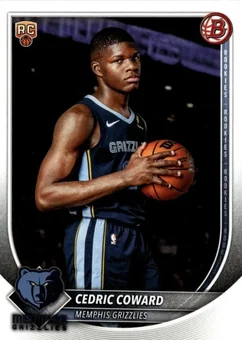2025-26 Bowman #11 - Cedric Coward - Memphis Grizzlies