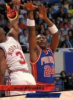 1993-94 Ultra #55 - Mark Aguirre - Detroit Pistons