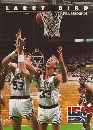 1992 SkyBox USA #18 - Larry Bird - USA