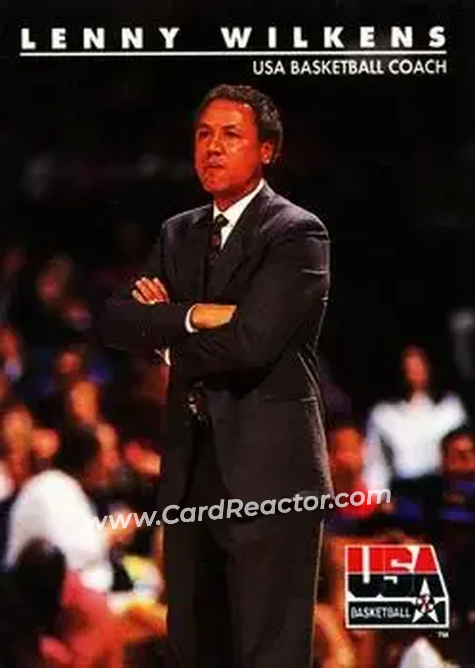 1992 SkyBox USA #97 - Lenny Wilkens - USA