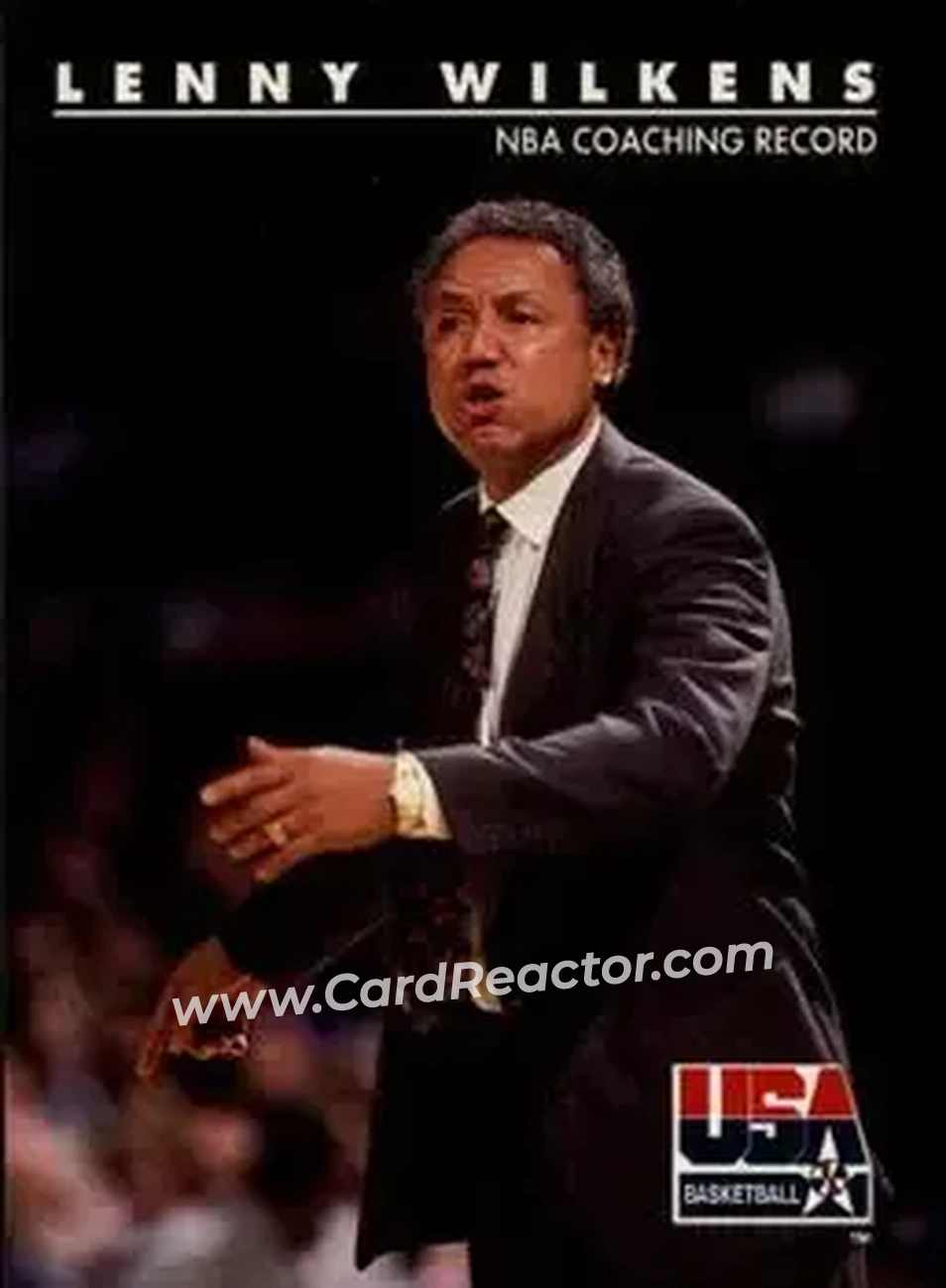 1992 SkyBox USA #98 - Lenny Wilkens - USA