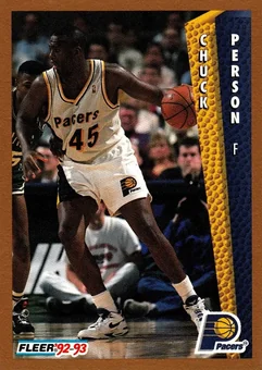 1992-93 Fleer #92 - Chuck Person - Indiana Pacers