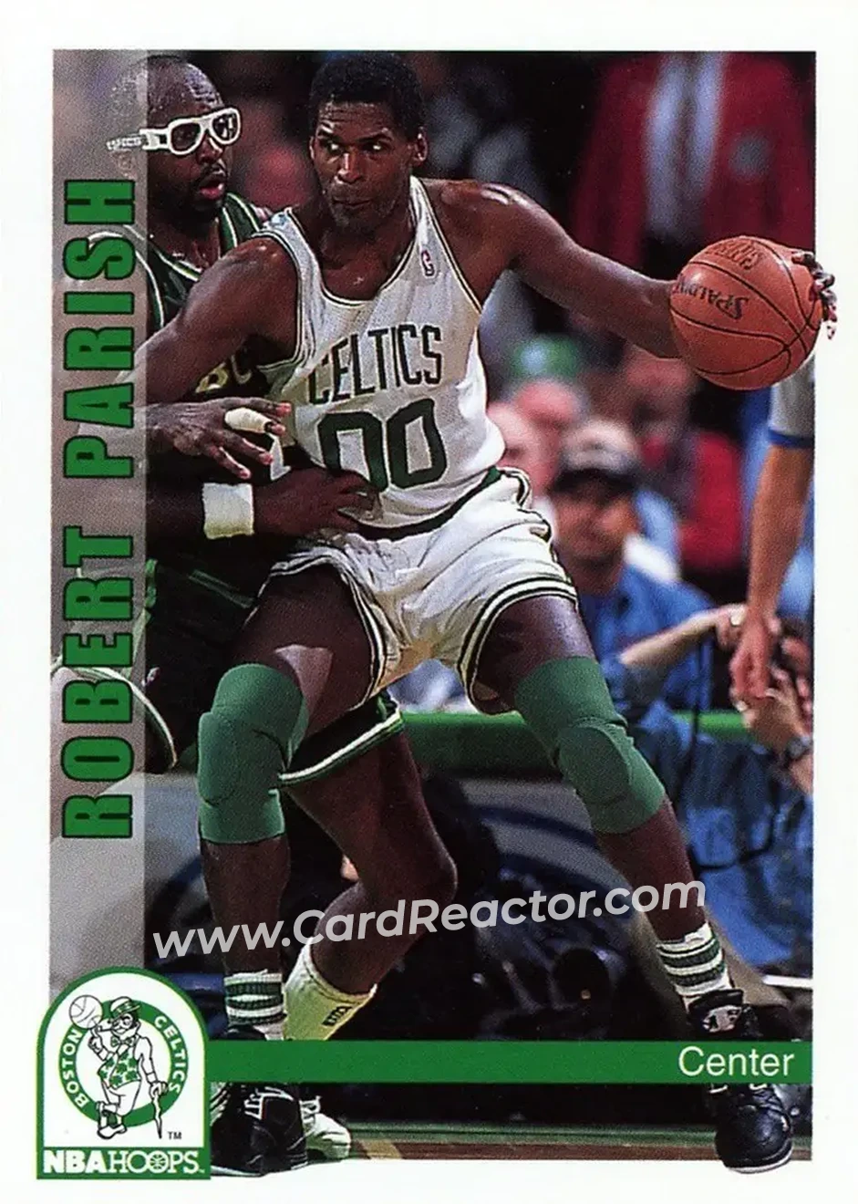 1992-93 Hoops #17 - Robert Parish - Boston Celtics - Front 1992-93 Hoops #17 - Robert Parish - Boston Celtics - Front