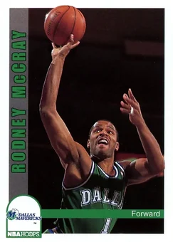 1992-93 Hoops #50 - Rodney McCray - Dallas Mavericks
