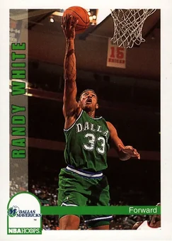 1992-93 Hoops #52 - Randy White - Dallas Mavericks