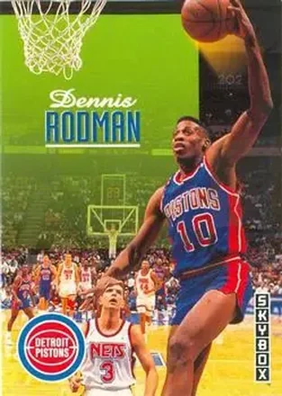 1992-93 SkyBox #71 - Dennis Rodman - Detroit Pistons