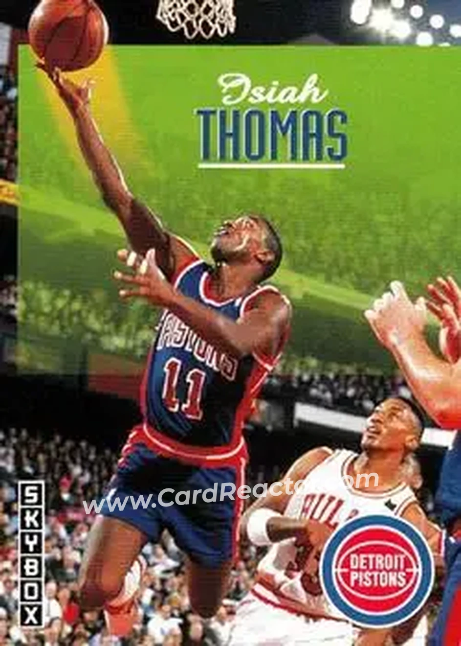 1992-93 SkyBox #73 - Isiah Thomas - Detroit Pistons